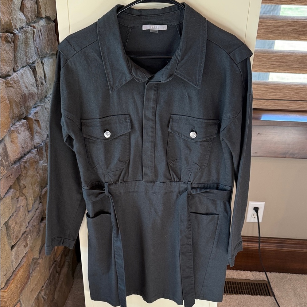 Tarte Black Denim Women’s Shirt Dress